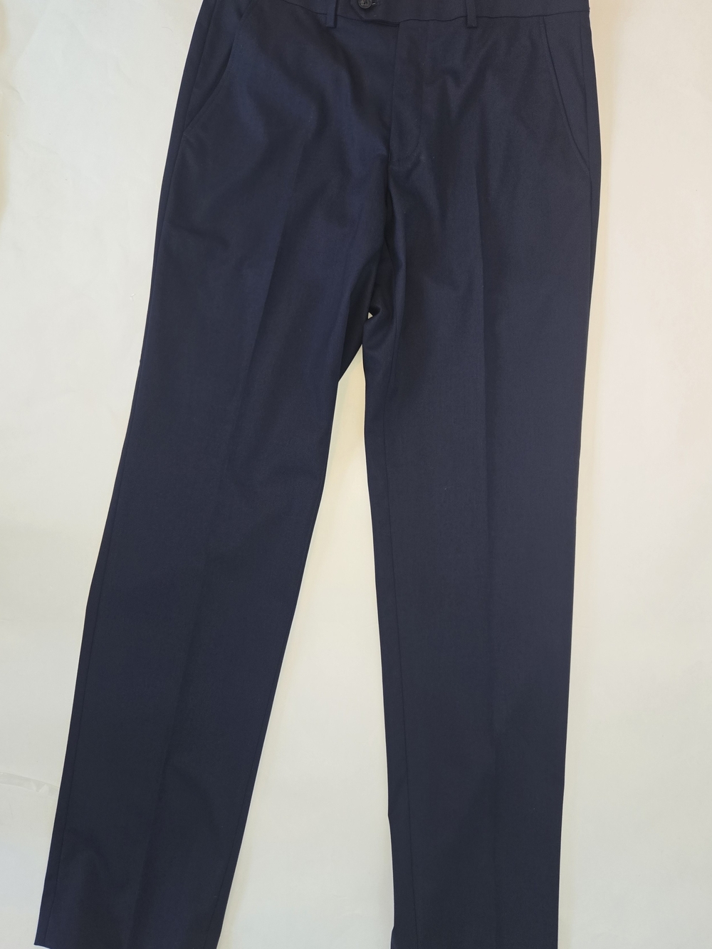 Alfani Men's Dark Navy Stretch Dress Pants 33 W 32 L NWT - Picture 6 of 9